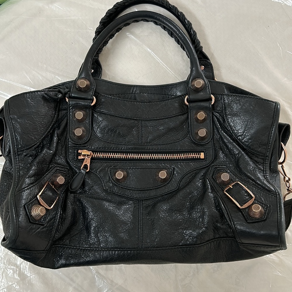 Lambskin Balenciaga Giant  21” City Bag